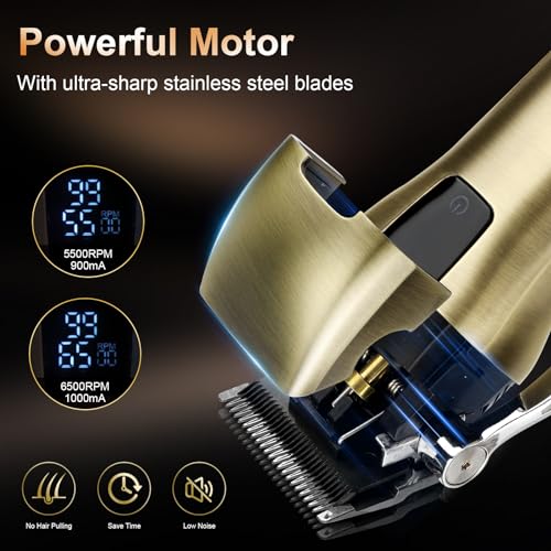 Karrte-Professional-Hair-Clippers-for-Men-3-in-1-with-Detail-Trimmer-and-Electric-Razor-Shavers-Cordless-ClippersHair-Trimmer-and-Beard-Shaver-Set-Mens-Grooming-Kit-for-Gifts