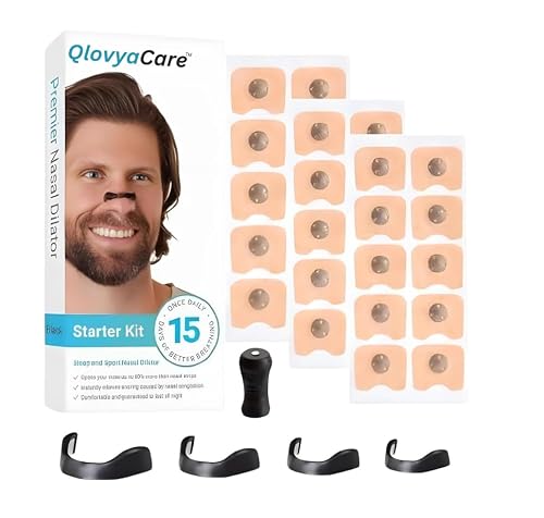 QLOVYA Magnetic Nasal Strips ( 30 Sticker )for Breathing Anti Snoring Nose Clip Skin Safe Sleep Nasal Strips Nasal Dilators For Breathing Instant Releif From Snoring Snore Stopper Anti Snoring Nose Devices For Men ( 30 Count Sticker )