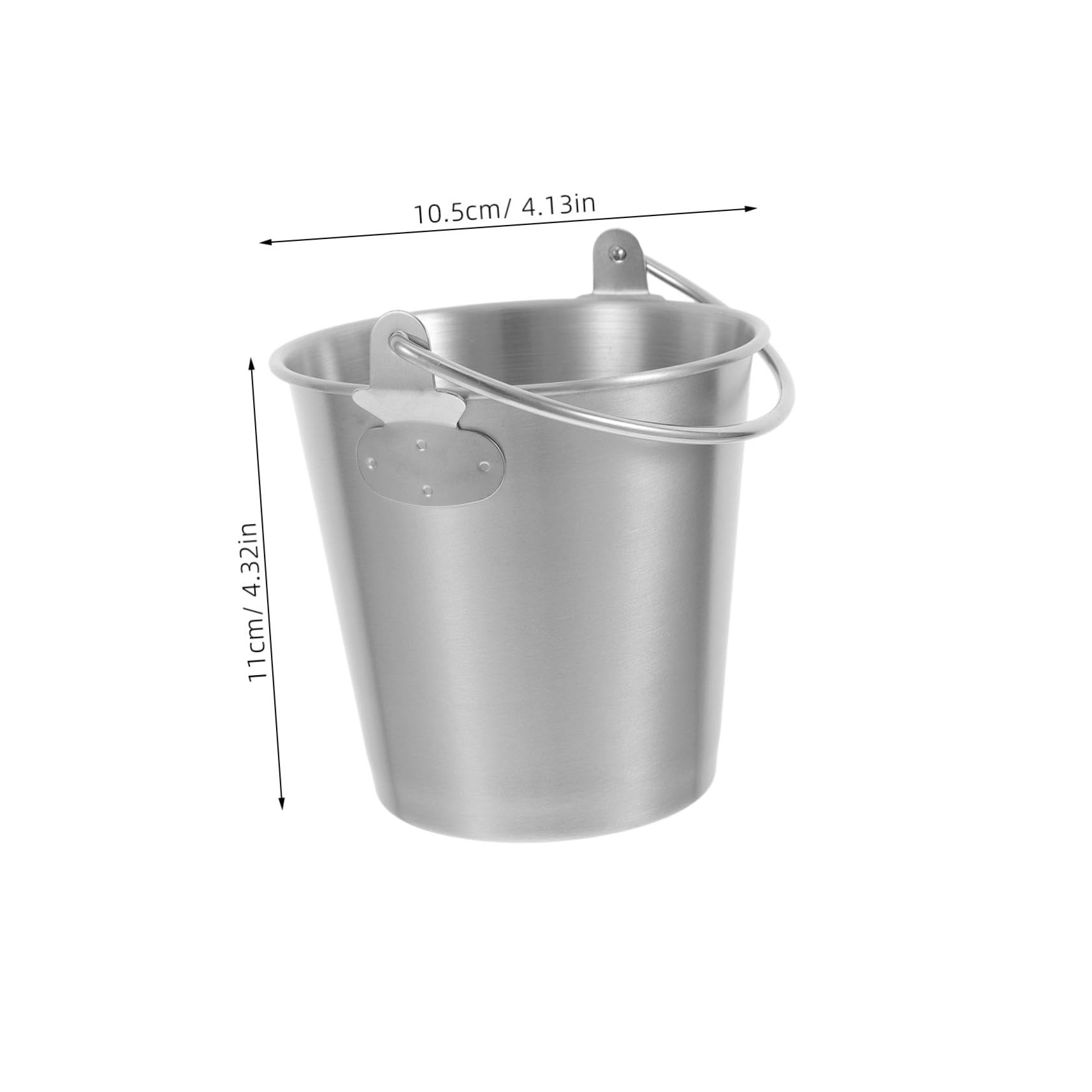 CIYODO Portable French Fry Holder and Ice Cube Container Elegant Design for Parties Picnics and Daily Use and Easy to Maintain