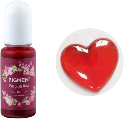 Miniatura 9 de AGCFABS Mezcla de resina epoxi UV de 0.3 fl oz, pigmento líquido, pigmento de resina colorante, secado rápido, manualidades, herramientas de