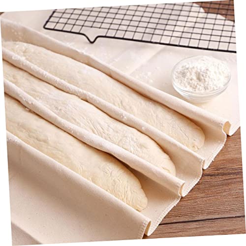 Cesta de pan de fermentación de algodón IMIKEYA reutilizable para repostería, 2 piezas 6