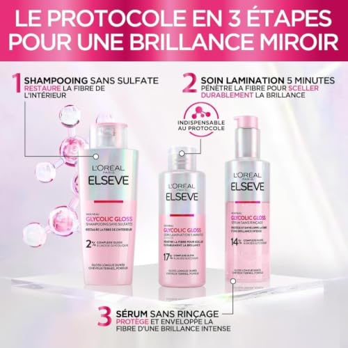 'oréal Paris Elseve Glycolic Gloss La Routine Protectrice Des Cheveux Ternes - vue 7