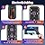 Voice Remote Control Replacement for TCL Google TV RC813, Compatible with TCL QM8/QM7/Q6/Q5/Q7/S5/S4/S3 Series Mini-LED QLED 4K UHD Smart TVs, Bluetooth Voice Search with Streaming Shortcut Buttons