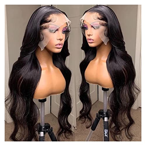 Meilleurs cheveux humains naturels non transformés sélectionnés 13x6 Body Wave Dentelle Perruque Human Cheveux Perruques Brésilienne 30 40 pouces Water Wave 5x5 Perruque frontale de la dentelle transp Cover