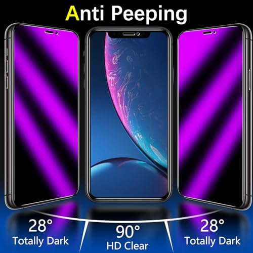 Image of MAYtobe 2-Pack Privacy Screen Protector for iPhone 11 Pro, iPhone XS, X