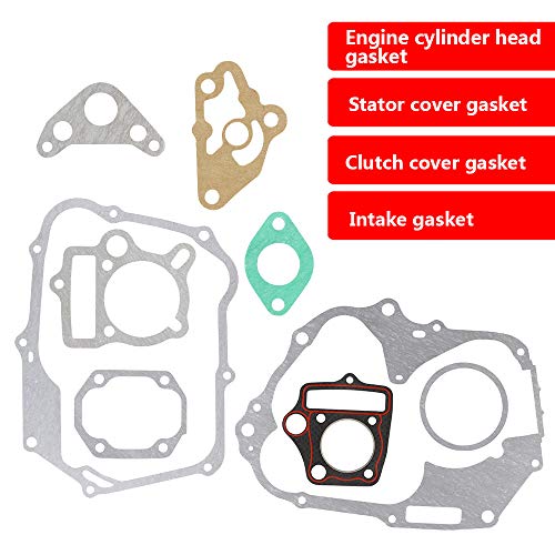 Flypig Engine Head Cylinder Intake Gasket Set For 110Cc Honda C70 Cl70 Crf70F Ct70 S65 Sl70 Xl70 Xr70R Taotao Sunl Coolster Ssr Coolster Roketa Horizontal 1P52Fmh Atvs Go Kart Quad 4 Whe #TOP2