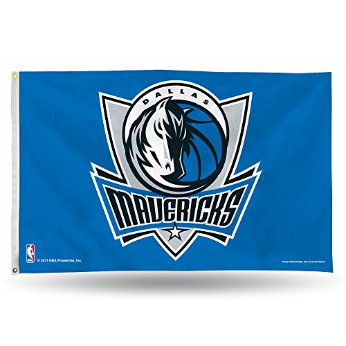 Rico Industries NBA Dallas Mavericks 3-Foot by 5-Foot Single Sided Banner Flag with Grommets