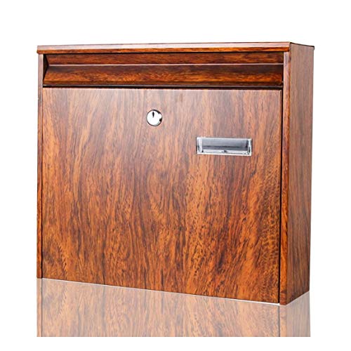 Preisvergleich Produktbild E-Mail-Postfach, Aus Massivem Holz Gestrichener Außenbriefkasten, Europäischer Villenbriefkasten, An Der Wand Montiertes Home-Office Mit Briefkasten