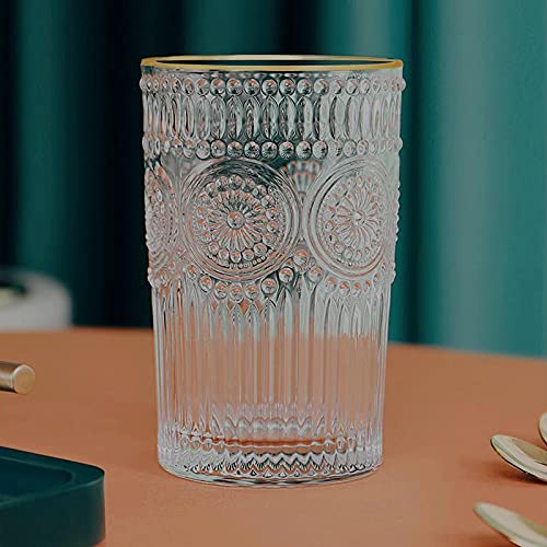 Juego de 6 vasos de vidrio 360 ml miniatura 4