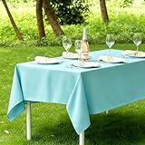 🧁【Matériaux de qualité】Cette nappe en lin est fabriquée en microfibre 210 GSM de haute qualité avec une technique traditionnelle de teinture à l'eau, qui est inaltérable, durable et inodore, ce qui non seulement protège la table, mais ajoute également une touche élégante à la table. C'est également un cadeau idéal pour la famille et les amis.