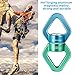 FeiYen Swing Swivel with 2 Carabiners 30KN for Aerial Silks Dance, Spider Web Tree Swing, Hanging Hammock, Children's Pod Swing - Safest Climbing Rotational Device Hanging Spinner 2500 up Lbs
