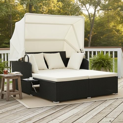 Luxury Outdoor Daybed with Canopy