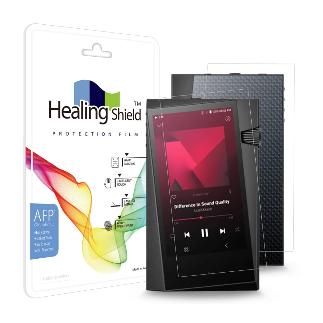 Healing Shield Screen Protector for Astell&Kern A&norma SR35 / SR25 MKII / SR25, Clear Oleophobic Coating LCD Guard Film SR35-Clear