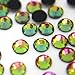 Zbella Crystal Hot Fix Rhinestones 10 Gross (1440 Stones/pkg) Hotfix Rhinestones (ss10, Rainbow)