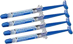 Kit 4 Clareador Dental Caseiro Whiteness Perfect 10% Fgm