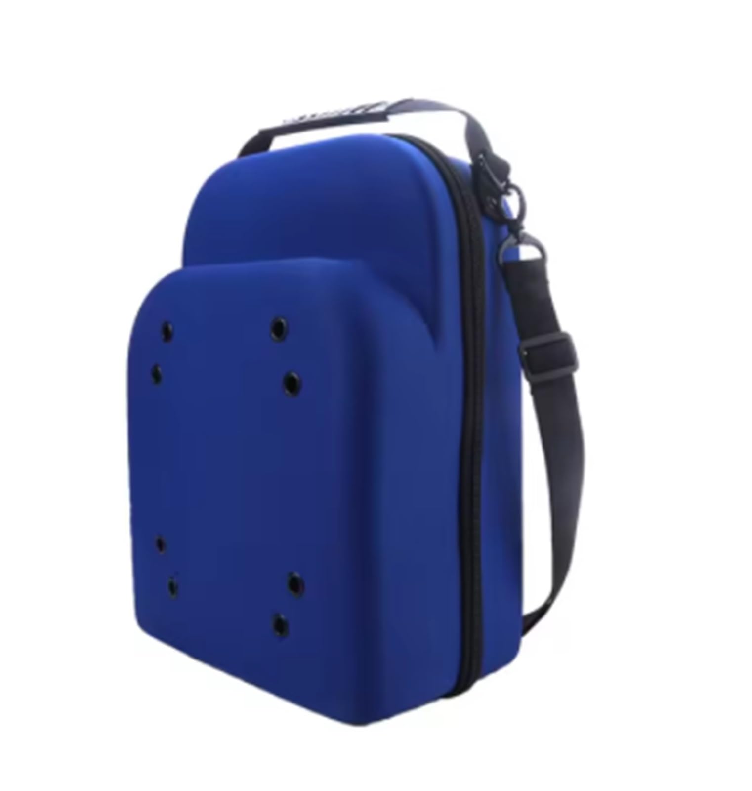 YUSUZH Baseball Hat Travel Handbag Protective Portable Case Outdoor Organizer Sport Cap Storage Carrier Box Backpacks for Closet or Travel(Blue)