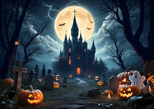 Toile de fond Halloween pour photobooth et décoration murale de salon lors du 31 octobre