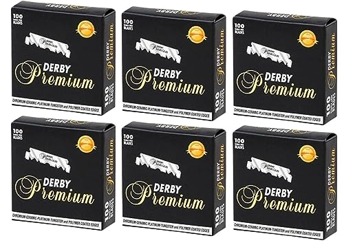 600 "Derby Premium" Single Edge Razor Blades for straight razor image 4