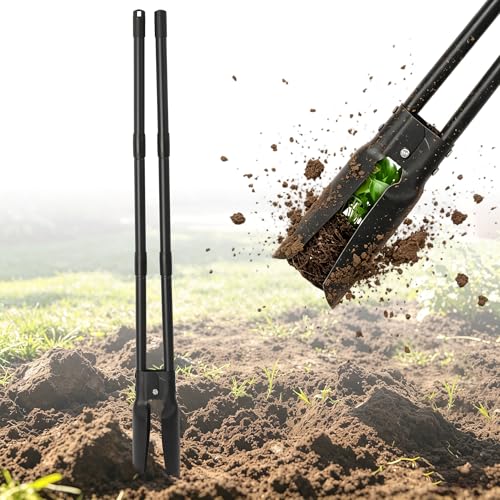 LLARGUEST Post Hole Digger para Jardinería 54 Inch miniatura 1