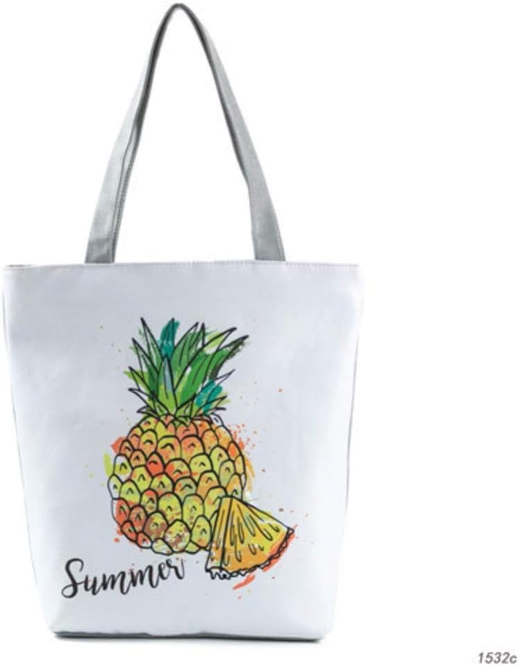 UKKO Handbag Colorful Floral And Bird Print Shoulder Bag Women Embroidery Casual Tote Handbag Female Canvas Lady Handbag