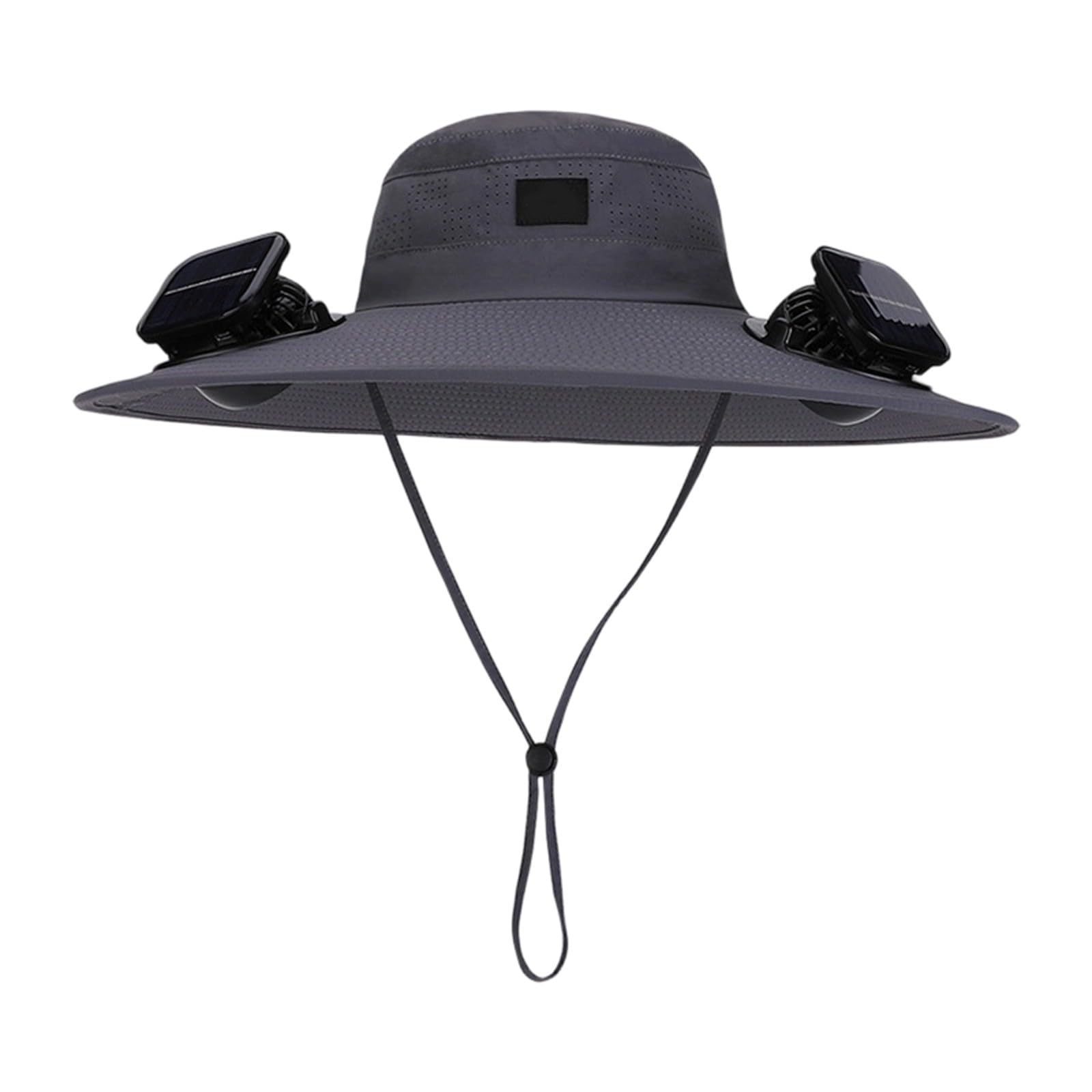 Cappello con Ventola a Energia Solare Largacappello Cappello per Unisex per Giardinaggio Alpinismo Pesca all'aperto Campeggio con Ricarica USB e Solari