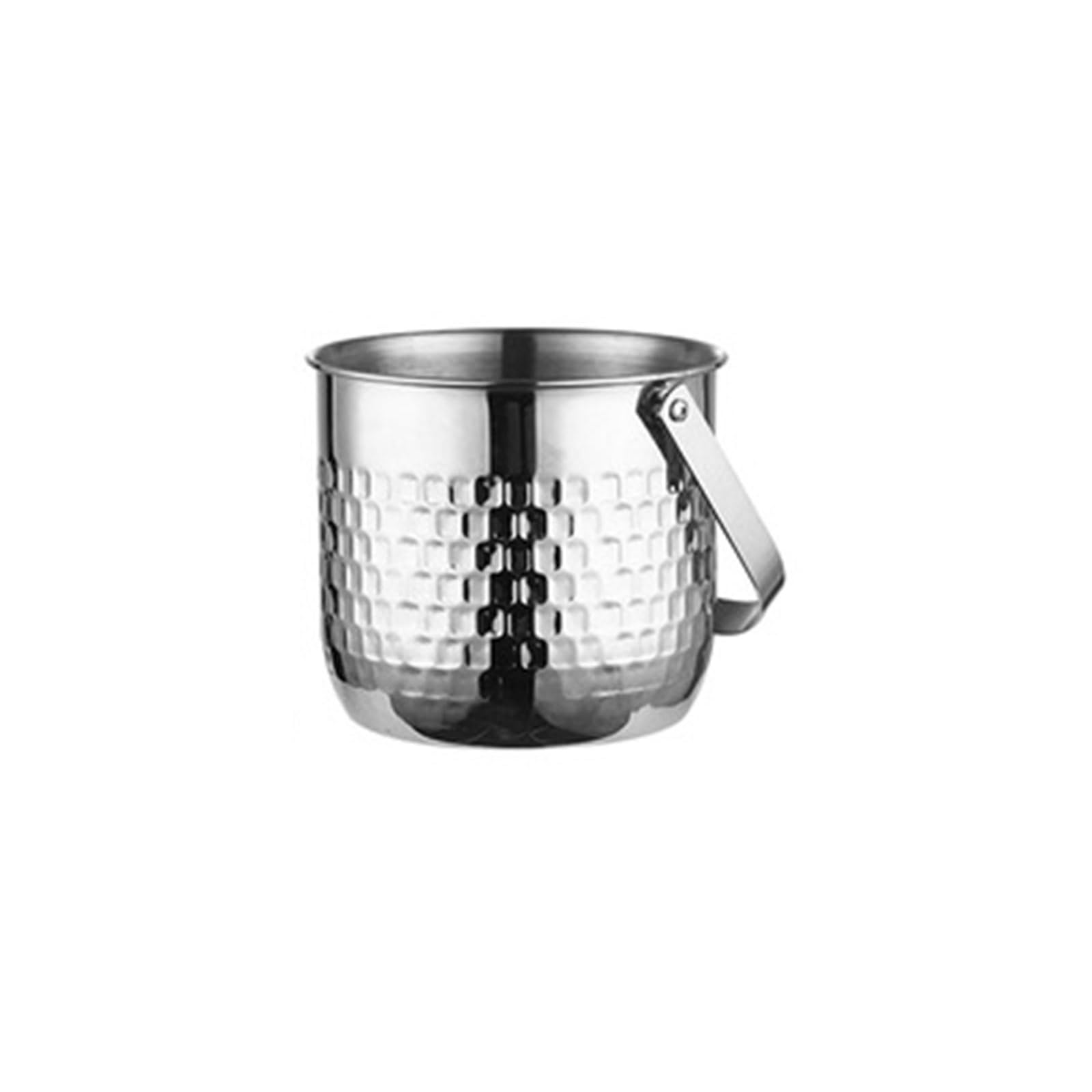 Hsioluted Stainless Steel Ice Bucket Thicken Container Wine Champagnes Wine Chiller Bottle Coolers Barwares for Home Portable Bucket