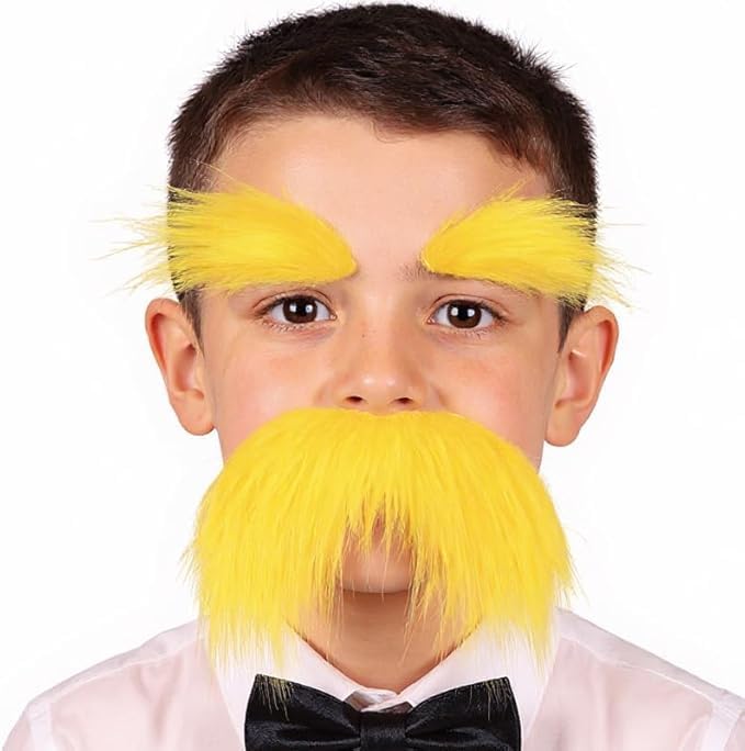 EBTOOLS Faux moustaches 72pcs Fausse Barbe de Costume Moustaches Auto