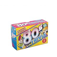 Gift Republic Awesome 80s Trivia 100 Quiz Cards Fun 1980s Decade Quiz Questions Great Gift Idea Portable Travel Game