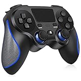 🎮[6-Axis Motion Funktion & Dualshock] Der Gamecontroller verwendet das eingebaute 6-Achsen-Gyroskop und den Vibrationsmotor, um Bewegungsdetails zu erkennen. Sie können die Geschwindigkeit und Richtung präzise steuern und die Bewegungsdetails klarer gestalten, sodass Sie unterschiedliche Spieleffekte spüren können.Sie können diese Funktion nach Ihren Wünschen ein- oder ausschalten.