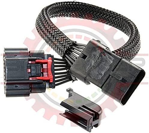 Ballenger Motorsports - 8 Way Mass Air Flow MAF Sensor Connector Extension (Male + Female) - 24 Inch