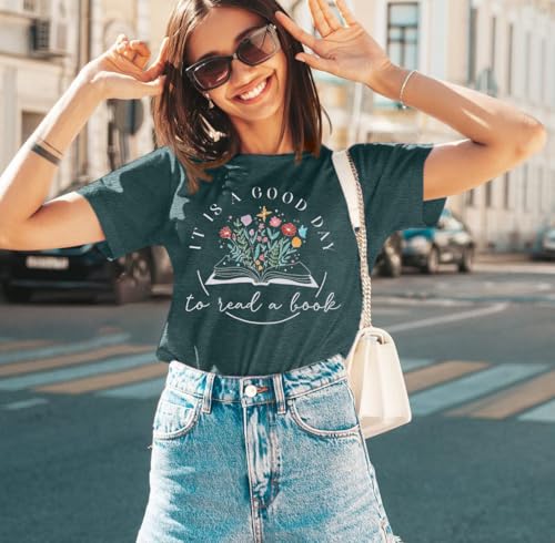 Women Book Shirt Graphic T Shirts Teacher Shirts Book Lovers T Shirt Casual Short Sleeve Tops3