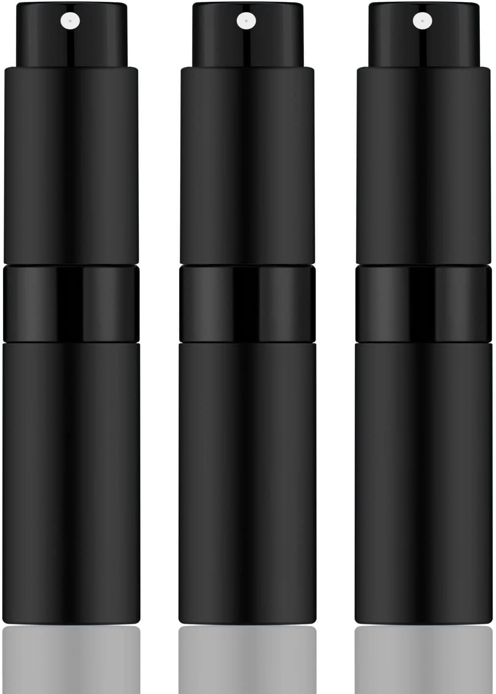ADICTUM 8ML Perfume Spray Bottle Cologne Atomizer, Small Sprayer Dispenser for Travel Men and Women. (3PCS)(Black)-picture-33