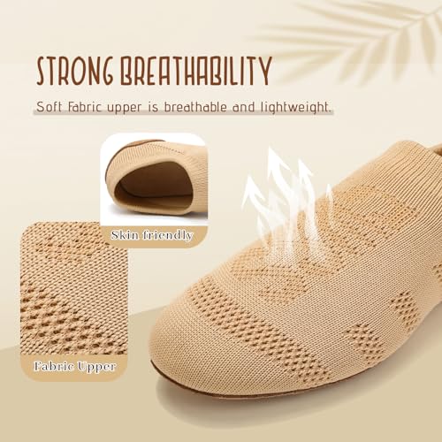 Slip-on Jazz Shoes for Women Dancing Trainning Indoor Slippers2