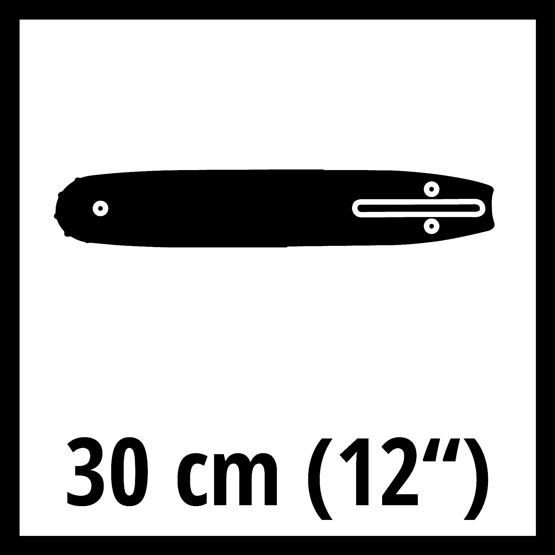 Einhell Espada original de 30 cm para motosierra, 1,1 mm | Accesorio para motosierra inalámbrica Fortexxa 18/30 | 30 cm de longitud | 1,1 mm de grosor