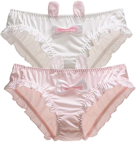 Bragas de bikini para mujer, lencería japonesa, paquete de 2 unidades, ropa interior Kawaii Cosplay