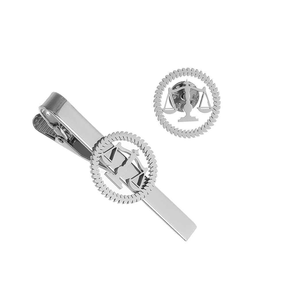 Metal Balance Badges Suit Brooch Libra Scales Brooches For Men