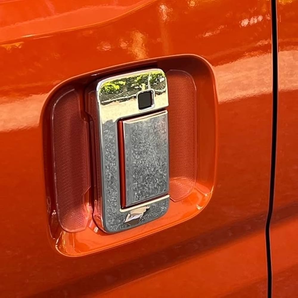 700系アトレーバン　純正ドアハンドル　トニコオレンジ 新型アトレー S700 ハイゼットカーゴ S700V/S710V ドアハンドル