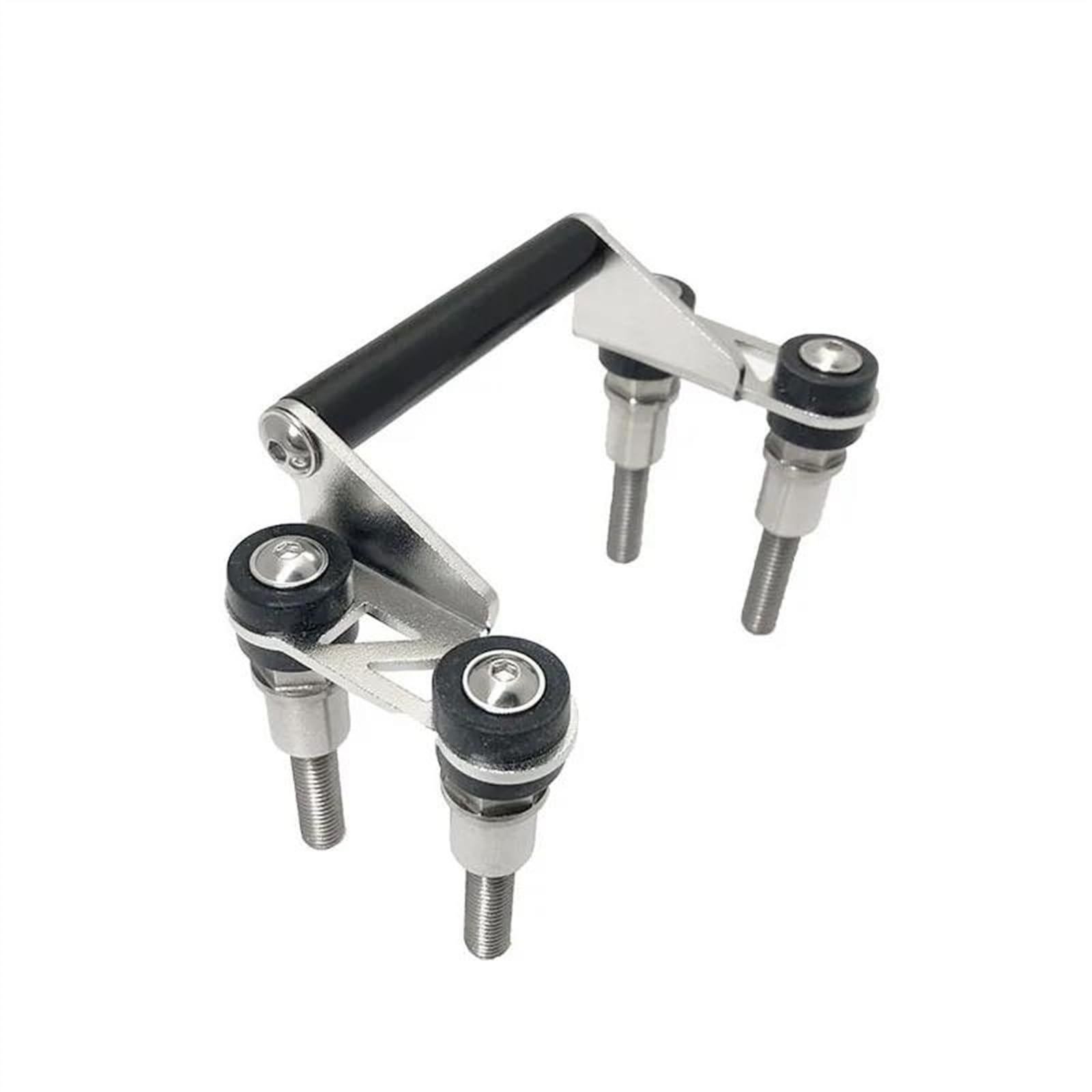 Dtsgcx B-Bracket Silver Motorcycle Adjustable Modified Gps Navigation Bracket Support For F700gs F800gs 2008-2017(B-Bracket Silver)