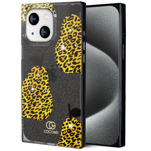 Image of COCOMII Rectangle for iPhone 15 Plus /14 Plus Case, Leopard Pear