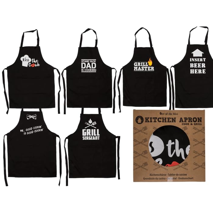 Delantal Cocina Original con Frases Divertidas - 80 x 60 cm - Disponible en 6 Modelos