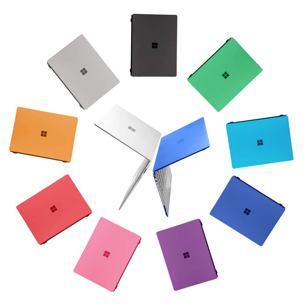 mCover Cover rigida compatibile solo con Microsoft Surface Laptop 1/2/3/4 13,5" con tastiera in metallo (non per tastiera Alcantara) - Arancione