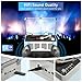 cd Player Portable with Bluetooth，Double HiFi Sound Speakers，Sleep Mode,Desktop CD Music Players,Support AUX/USB/Headphone Jack/Music Fiber Optics/FM Radio Boombox for Home,Office (White)