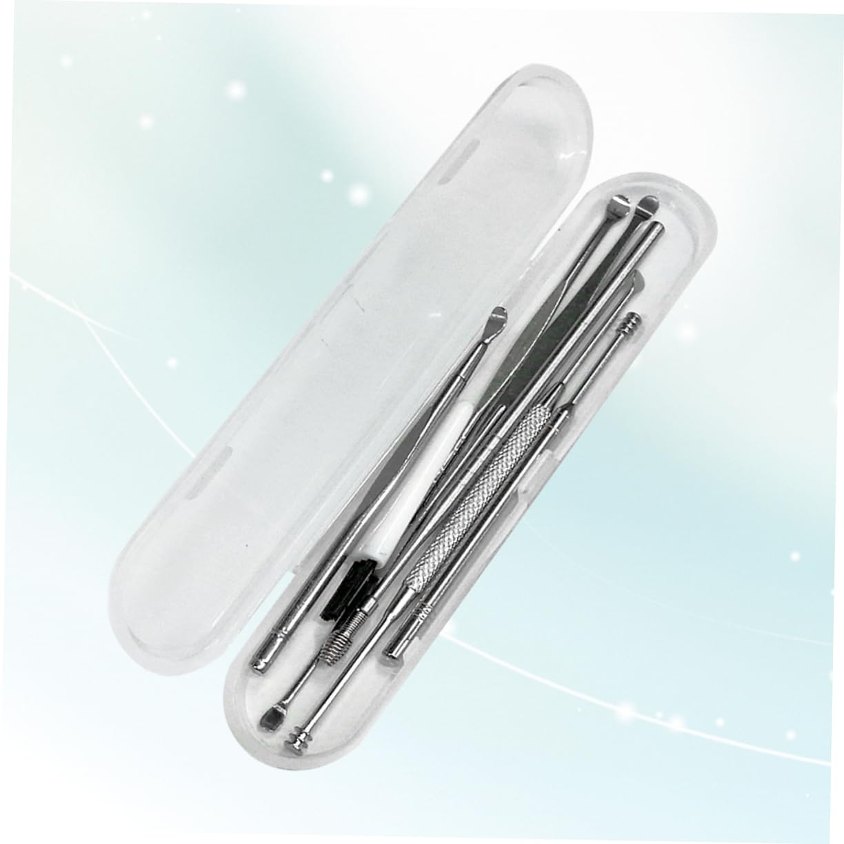 OHPHCALL Stainless Steel Spiral Ear Set Earwax Remover Suction Tool Lavage Safe for Ages