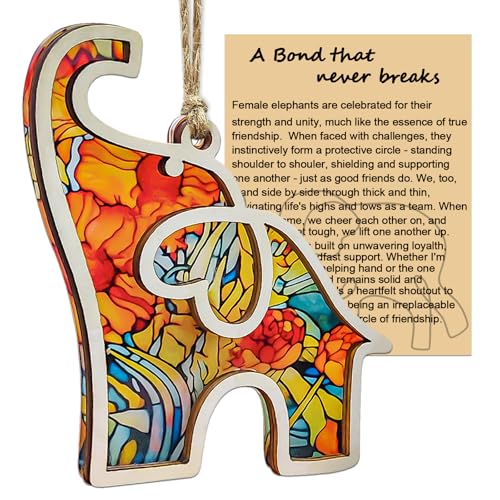Elephant Friendship Ornament with Story Card - Use code VENNO59J