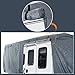 KING BIRD Upgraded Travel Trailer RV Cover, Extra-Thick 5 Layers Anti-UV Top Panel, Durable Camper Cover, Fits 26.8'- 29.8' Motorhome -Breathable, Watertight, Rip-Stop with 2Pcs Straps