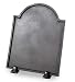 Small Cast Iron Plain Fireplace Fireback
