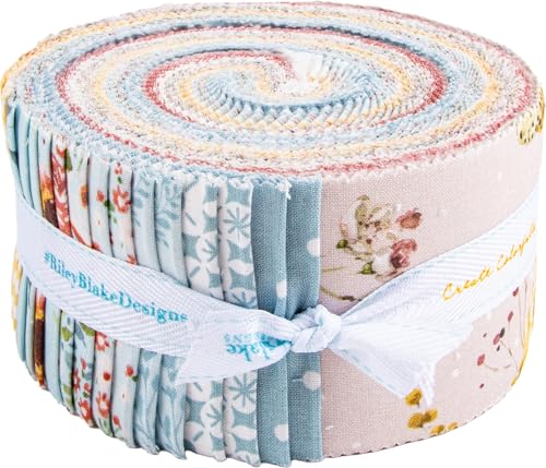 Rolie Polie Lisa Audit 40 bandes de tissu coton pour patchwork et quilting