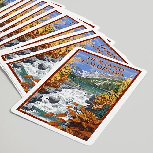 Baraja de Póker Durango Colorado, 52 Cartas Tamaño Poker miniatura 5