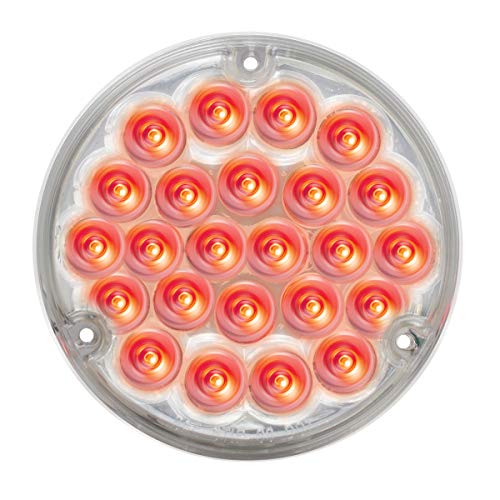 Lámpara LED GG Grand General roja transparente 4 pulgadas miniatura 1