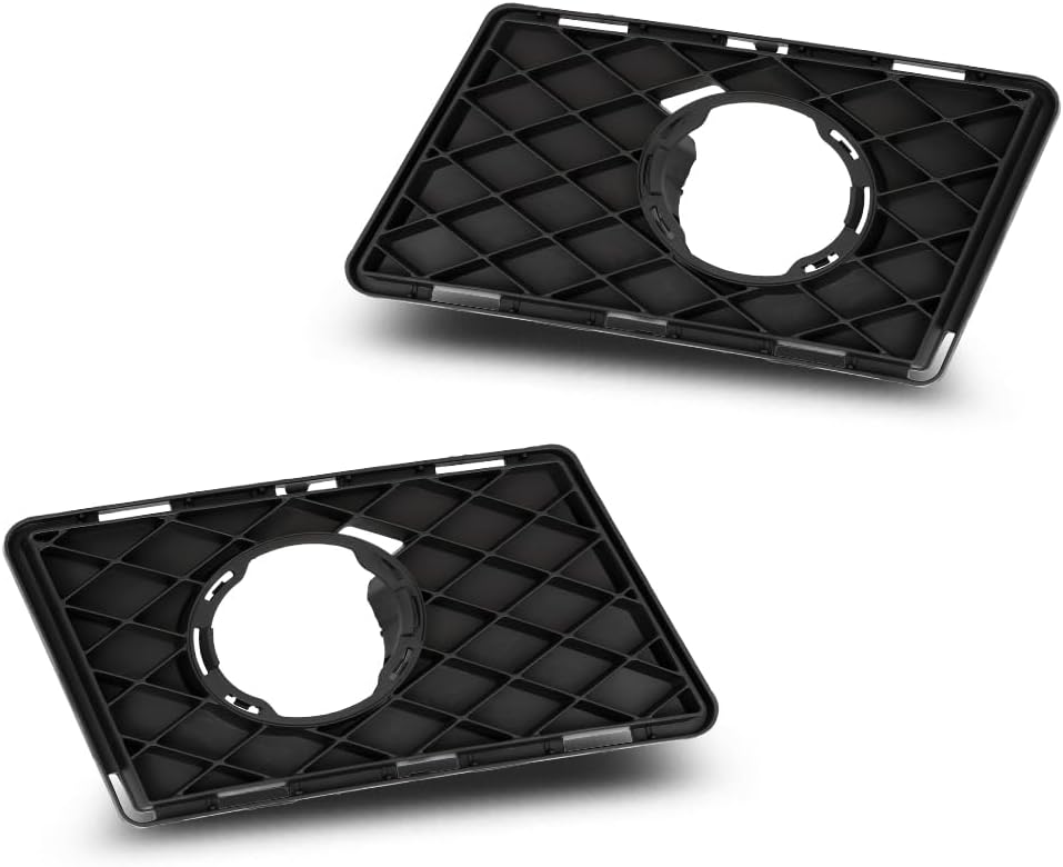 CNNELL Fog Light Trim Set Left & Right 2PC for Benz GLK350 2010-2012, Fit Models w/o Driving Lights, Optical off Road Package & AMG Styling Package 2048853823, 2048853723